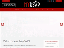 Tablet Screenshot of myrsvp.com